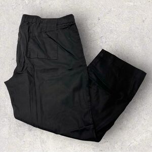 NWT Buffalo David Bitton Soft Tencel Pull On Pant Black Drawstring Waist XXL